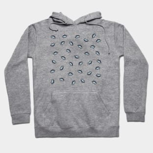 Stegosaurus Pattern Black Hoodie